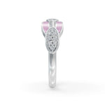 Load image into Gallery viewer, Pink Bonding Band Diamond Ring | Engagement Rings | Enamel jewellery