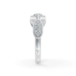 Load image into Gallery viewer, Gray Bonding Band Diamond Ring | Engagement Rings | Enamel jewellery