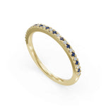Load image into Gallery viewer, Timeless Blue 925 Sterling Silver Lab Grown Diamond Ring