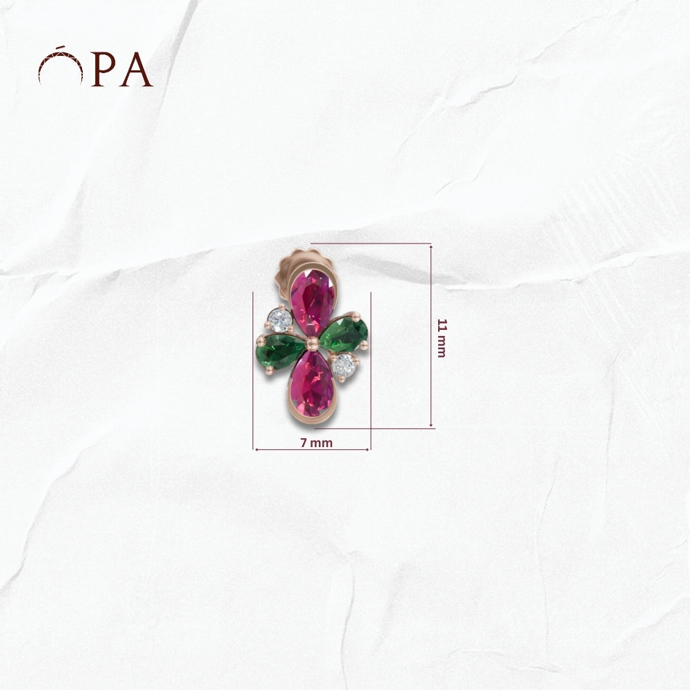 Color drop studs