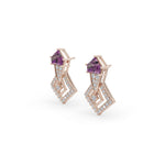 Load image into Gallery viewer, Radiant Amethyst Earrings