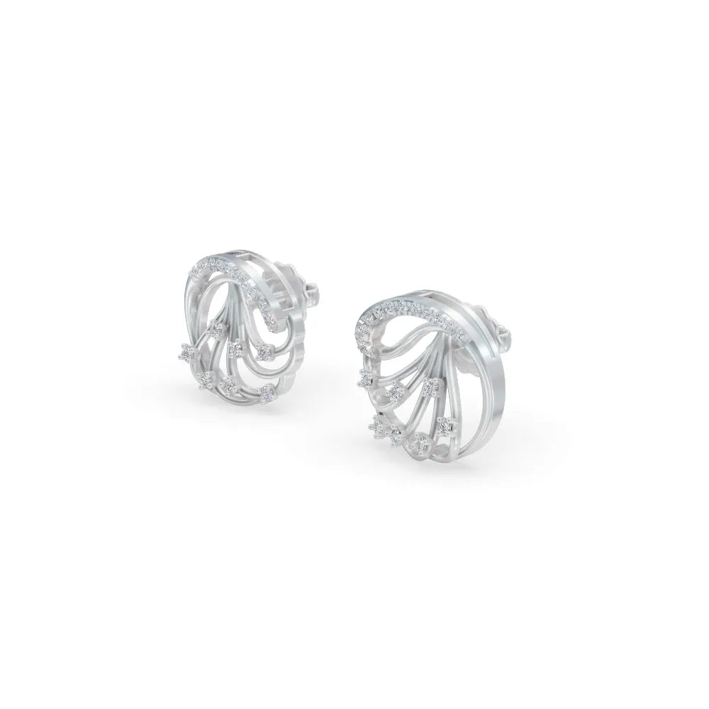 Sparkling Vines | Diamond Studs For Women