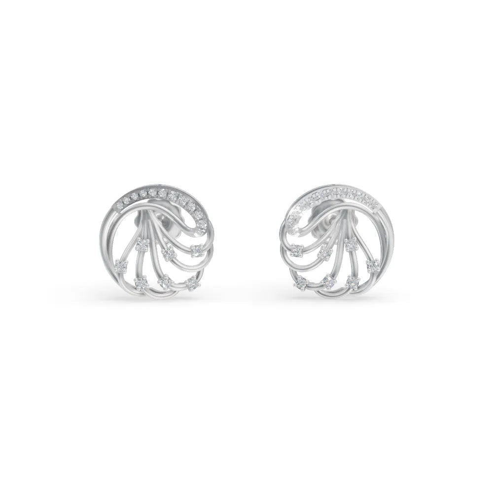 Sparkling Vines | Diamond Studs For Women