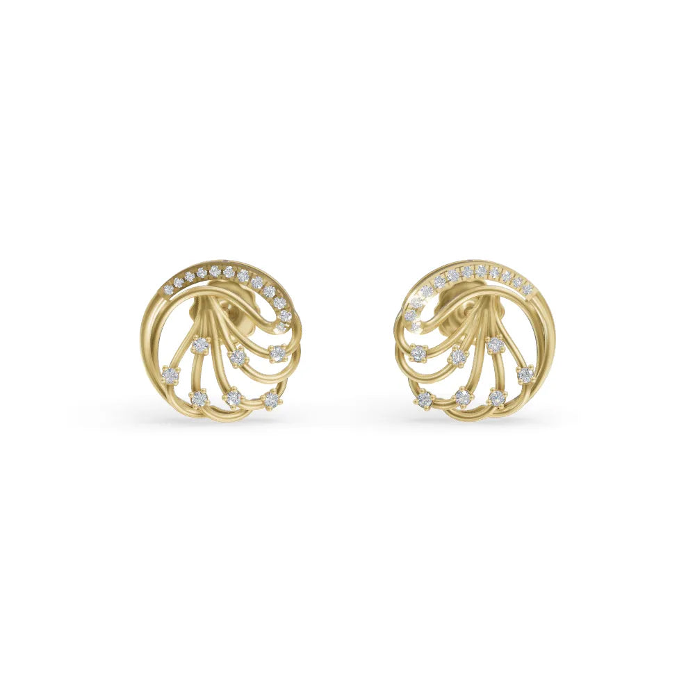 Sparkling Vines | Diamond Studs For Women