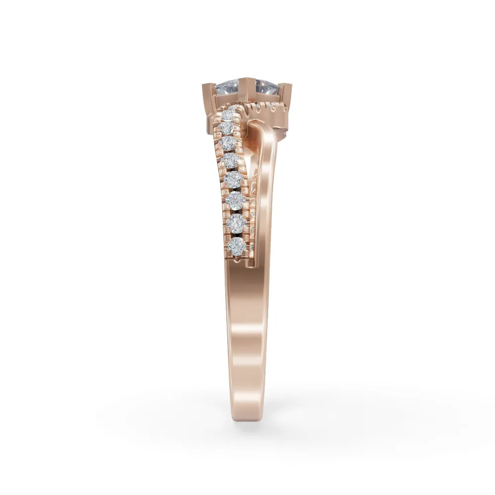Opulent Woven Ring | Lab Grown Diamond Ring