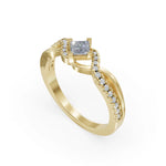 Load image into Gallery viewer, Opulent Woven Ring | Lab Grown Diamond Ring