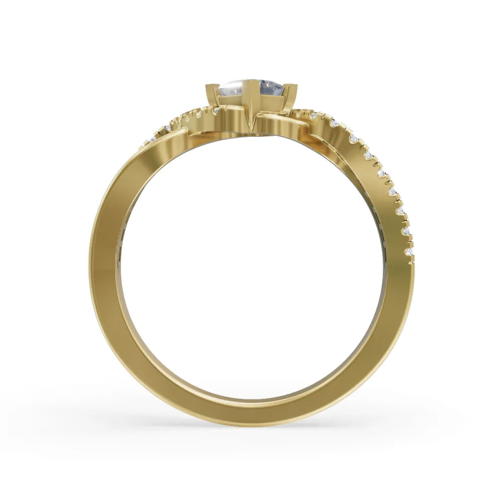 Opulent Woven Ring | Lab Grown Diamond Ring