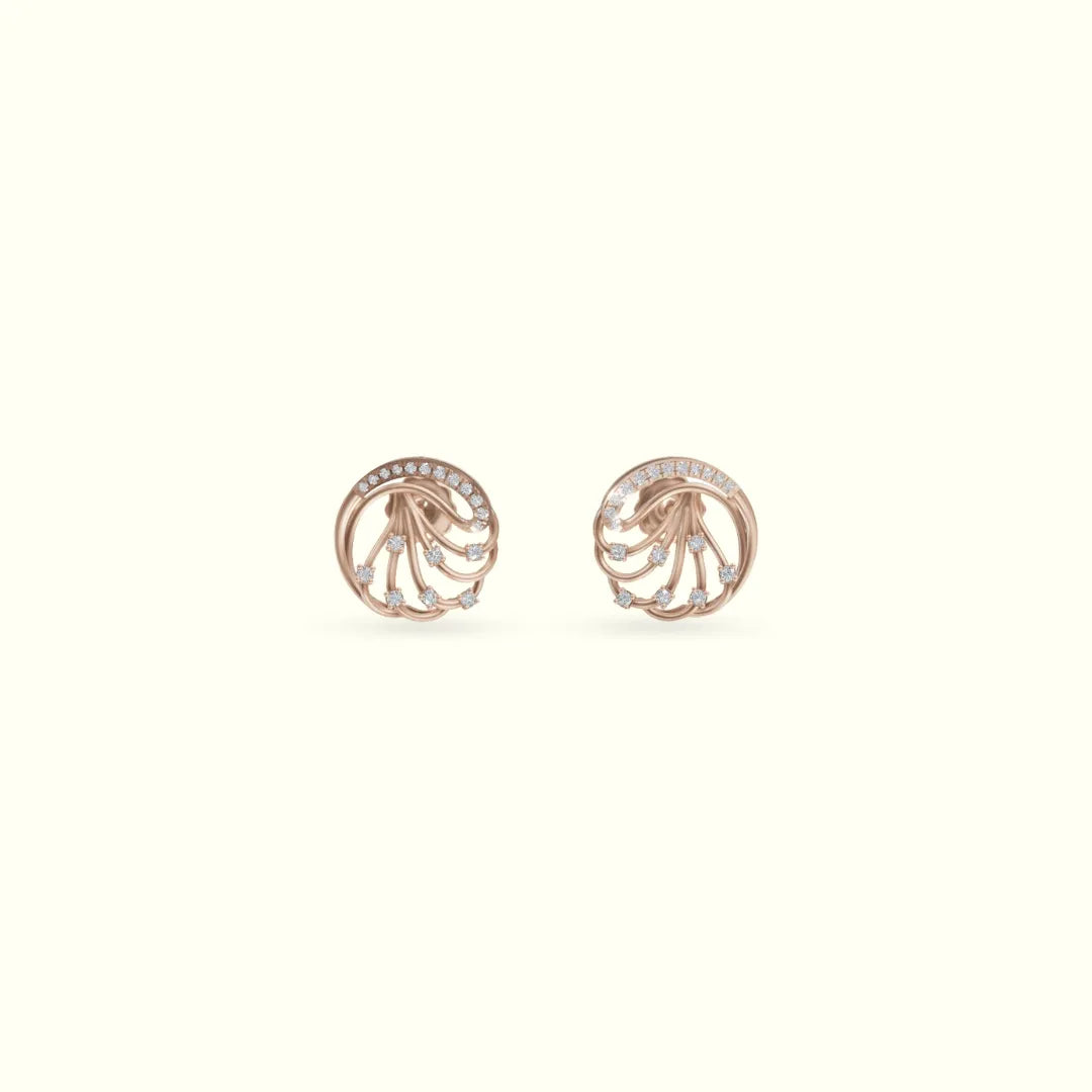 Sparkling Vines | Diamond Studs For Women