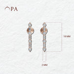 Load image into Gallery viewer, Alternate Bar Diamond Earring | Diamond Earring | Earrings For Everyday