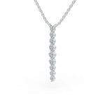Load image into Gallery viewer, Balance Pendant | Vertical Diamond Pendant | Diamond Pendant