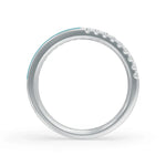 Load image into Gallery viewer, Pink Balance Band Diamond Ring | Enamel Ring | Statement Diamond Ring