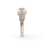 Load image into Gallery viewer, Gray Bonding Band Diamond Ring | Engagement Rings | Enamel jewellery