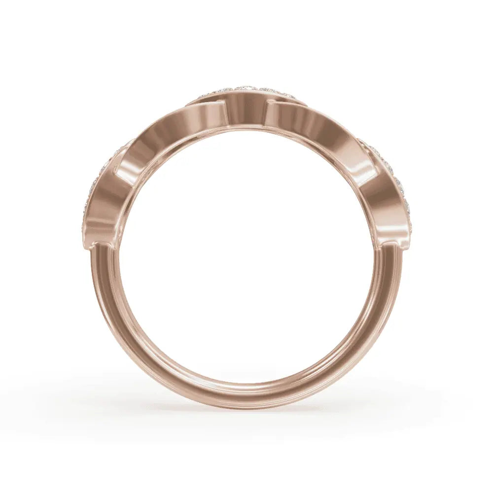 Gray Bonding Band Diamond Ring | Engagement Rings | Enamel jewellery