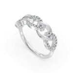 Load image into Gallery viewer, Chain Ring | Women Chain Diamond Ring
