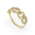 Load image into Gallery viewer, Chain Ring | Women Chain Diamond Ring