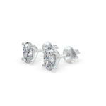 Load image into Gallery viewer, Classic Oval Studs | Diamond Stud Earrings | Minimalist Earrings