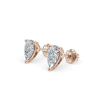 Load image into Gallery viewer, Classic Pear Studs | Diamond Stud Earrings | Diamond Stud Earrings For Women | Opa Diamond