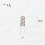 Load image into Gallery viewer, Trio Pendant | Three Diamond Pendant | Special Occasion Jewelry
