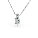 Load image into Gallery viewer, Classic Baguette Pendant | Diamond Locket