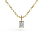 Load image into Gallery viewer, Classic Baguette Pendant | Diamond Locket