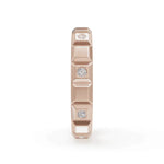 Load image into Gallery viewer, Classic Princess Diamond Band | Diamond Engagement Rings | Geometric ring