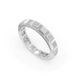 Load image into Gallery viewer, Classic Princess Diamond Band | Diamond Engagement Rings | Geometric ring