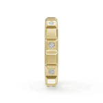 Load image into Gallery viewer, Classic Princess Diamond Band | Diamond Engagement Rings | Geometric ring