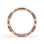 Load image into Gallery viewer, Connection Band  | Stay Connected Gold Diamond Ring | Connecting Diamond Ring