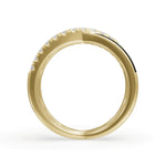 Load image into Gallery viewer, Pink Criss Cross Band | Criss Cross Diamond Ring | Enamel ring