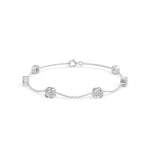 Load image into Gallery viewer, Delight Diamond Bracelet | Six Diamond Delight clusters