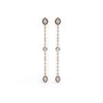Load image into Gallery viewer, Teardrop Cascade Earring | Diamond Earrings For Women