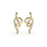 Load image into Gallery viewer, Swish Whirl Earrings | Earrings For Wedding | Statement Earrings