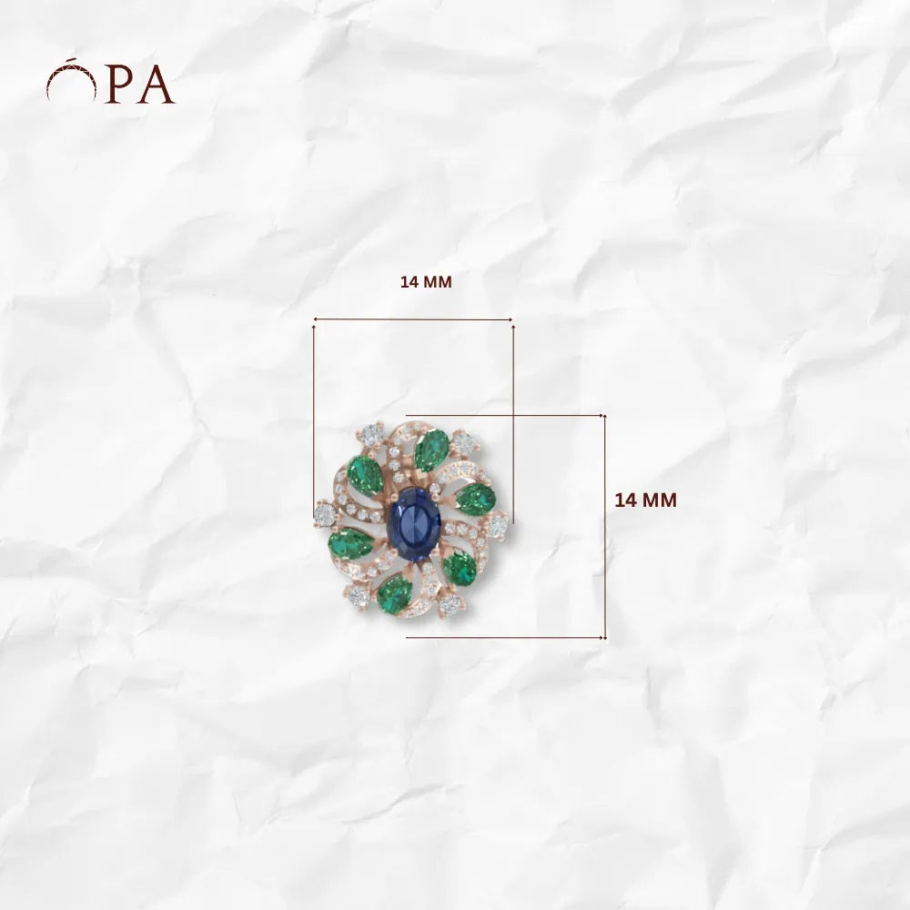 Regal Bloom Earring