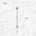 Load image into Gallery viewer, Teardrop Cascade Earring | Diamond Earrings For Women