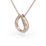 Load image into Gallery viewer, Elegant Pear Pendant | Diamond Pendant | Gift for her