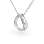 Load image into Gallery viewer, Elegant Pear Pendant | Diamond Pendant | Gift for her
