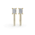 Load image into Gallery viewer, Everday hoops | Diamond Hoop Earrings | Diamond hoops