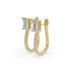 Load image into Gallery viewer, Everday hoops | Diamond Hoop Earrings | Diamond hoops
