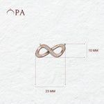 Load image into Gallery viewer, Infinity Pendant | Meaningful Gifts For Her | Infinity Diamond Locket | Opa Diamond