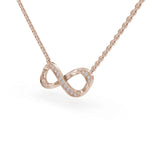 Load image into Gallery viewer, Infinity Pendant | Meaningful Gifts For Her | Infinity Diamond Locket | Opa Diamond
