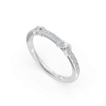 Load image into Gallery viewer, Knot Diamond Ring |  Wedding Band Ring | Diamond Rings For Women