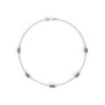 Load image into Gallery viewer, Baguette Diamond Bracelet | Diamond jewellery