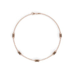 Load image into Gallery viewer, Baguette Diamond Bracelet | Diamond jewellery