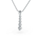 Load image into Gallery viewer, Long Drop Diamond Pendant | Diamond Pendant | Diamond Jewellery