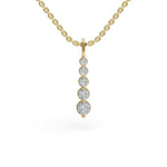 Load image into Gallery viewer, Long Drop Diamond Pendant | Diamond Pendant | Diamond Jewellery