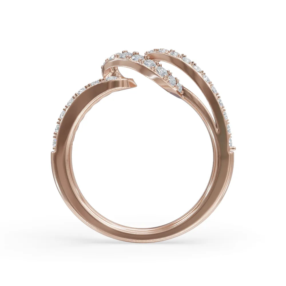 Swirl Ring | Engagement Diamond Ring
