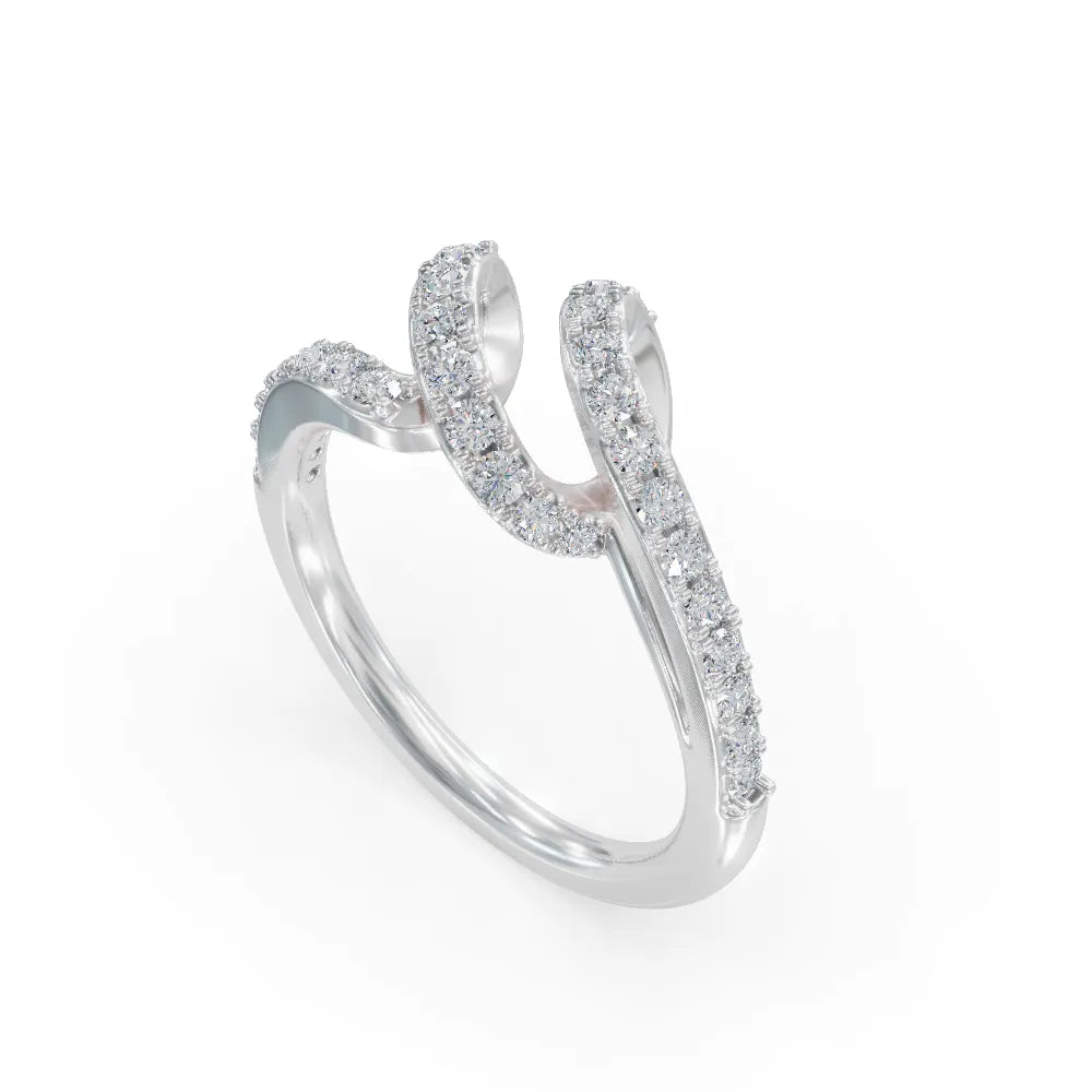 Swirl Ring | Engagement Diamond Ring