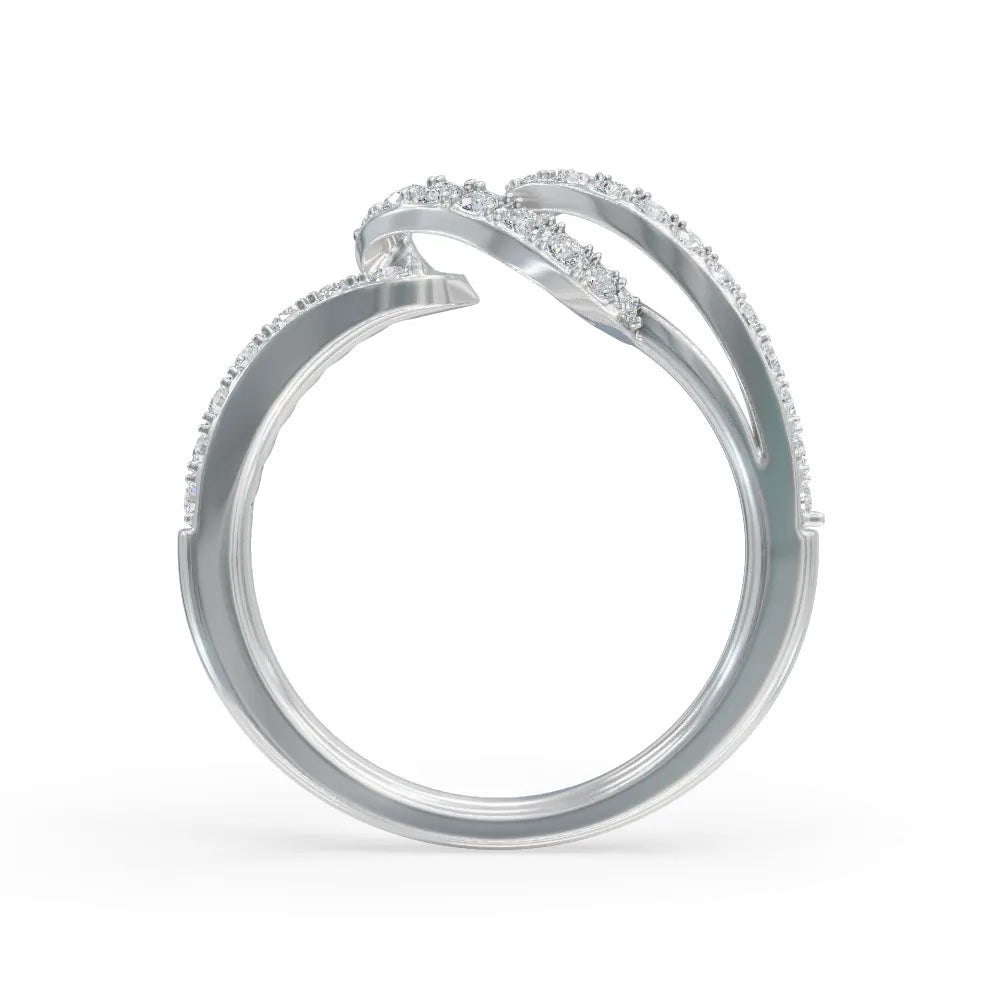 Swirl Ring | Engagement Diamond Ring
