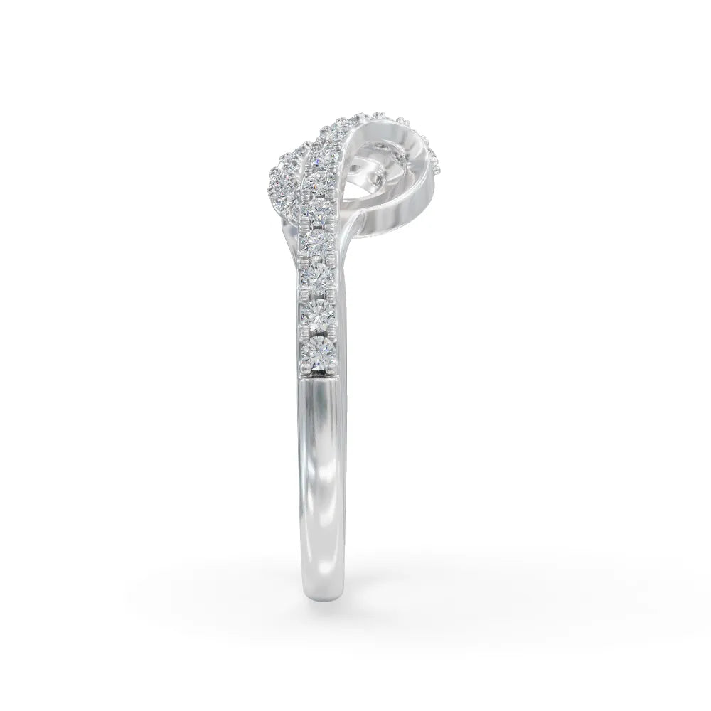 Swirl Ring | Engagement Diamond Ring