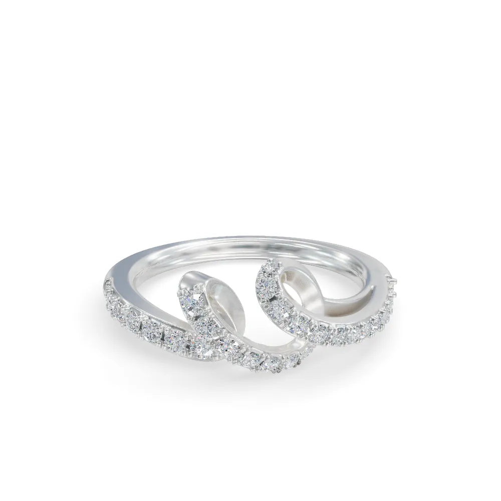 Swirl Ring | Engagement Diamond Ring